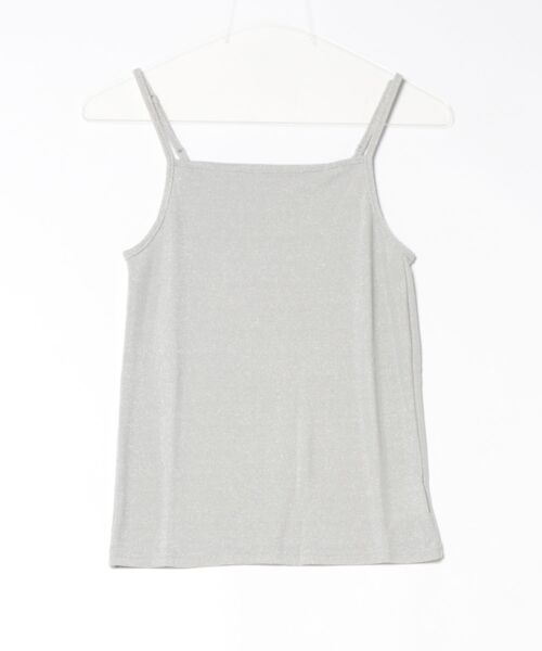 flower(フラワー)の「シャイニーキャミトップ5(キャミソール・レディース・シルバー/ゴールド・FREE)」の1枚目の写真