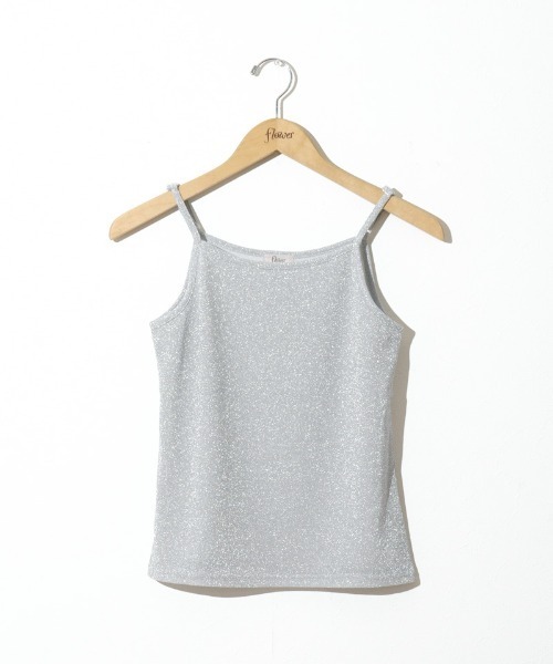 flower(フラワー)の「シャイニーキャミトップ5(キャミソール・レディース・シルバー/ゴールド・FREE)」の5枚目の写真
