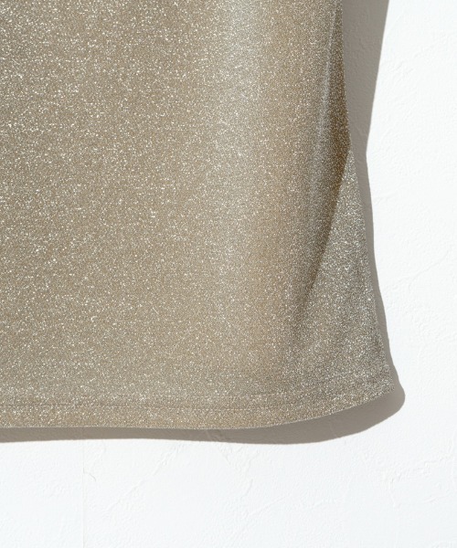 flower(フラワー)の「シャイニーキャミトップ5(キャミソール・レディース・シルバー/ゴールド・FREE)」の12枚目の写真