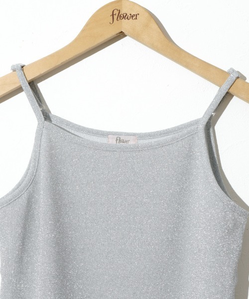 flower(フラワー)の「シャイニーキャミトップ5(キャミソール・レディース・シルバー/ゴールド・FREE)」の15枚目の写真