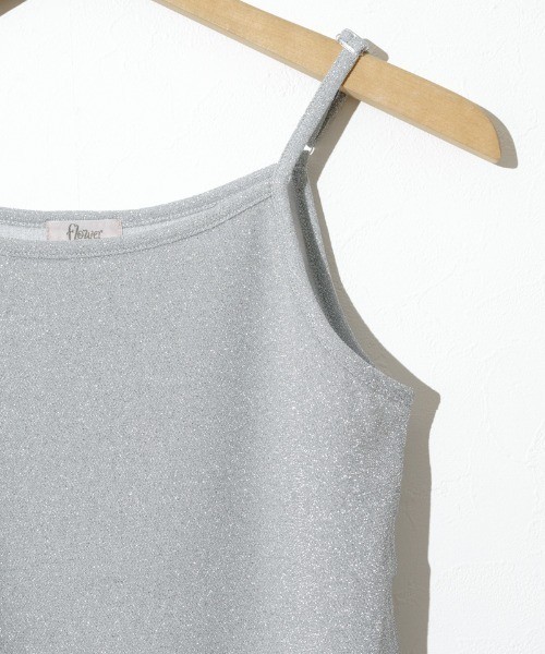 flower(フラワー)の「シャイニーキャミトップ5(キャミソール・レディース・シルバー/ゴールド・FREE)」の16枚目の写真
