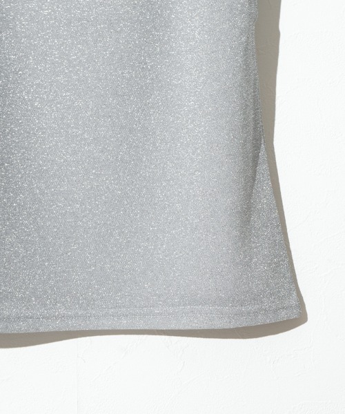 flower(フラワー)の「シャイニーキャミトップ5(キャミソール・レディース・シルバー/ゴールド・FREE)」の19枚目の写真