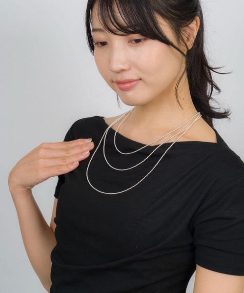 Harpo(アルポ)の「【Harpo/アルポ】シルバー ネックレス ナバホパール ビーズ2mm(ネックレス・レディース・シルバー・FREE)」の8枚目の写真