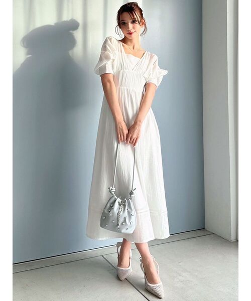 セール】レーストリムフレアワンピース（ワンピース）｜RESEXXY