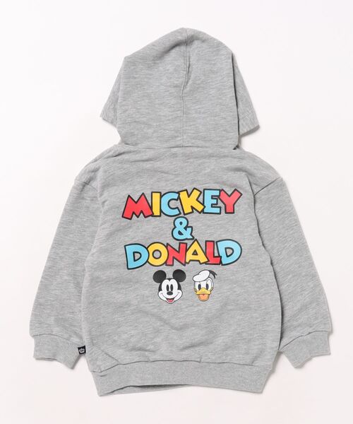 Disney（ディズニー）の「親子お揃い ディズニー デニムポケットパーカー 0197K（パーカー・キッズ・その他9/ブラック×レッド・80ｃｍ/90cm/110cm/100cm/120cm/140cm/150cm/130cm）」の3枚目の写真