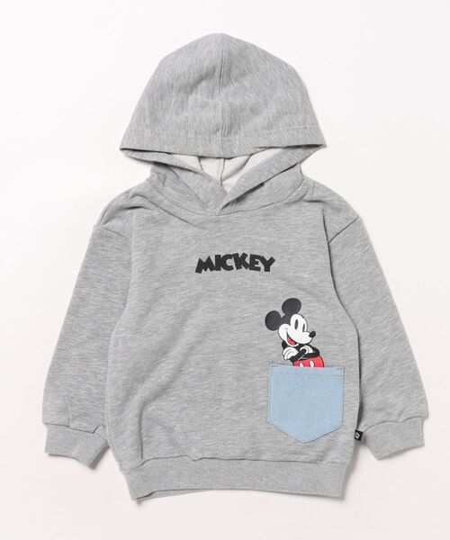 Disney（ディズニー）の「親子お揃い ディズニー デニムポケットパーカー 0197K（パーカー・キッズ・その他9/ブラック×レッド・80ｃｍ/90cm/110cm/100cm/120cm/140cm/150cm/130cm）」の19枚目の写真