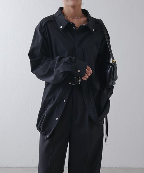 Lui's（ルイス）の「【SUPERTHANKS】 Outsider shirt blouson（ブルゾン・レディース・ブラック/カーキ・SMALL）」の12枚目の写真