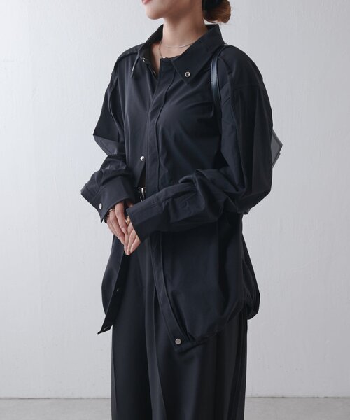 Lui's（ルイス）の「【SUPERTHANKS】 Outsider shirt blouson（ブルゾン・レディース・ブラック/カーキ・SMALL）」の11枚目の写真