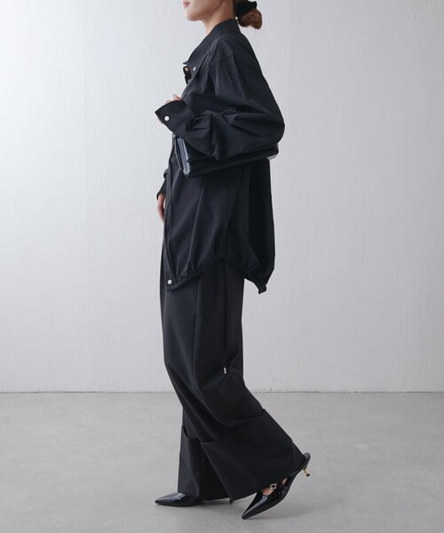 Lui's（ルイス）の「【SUPERTHANKS】 Outsider shirt blouson（ブルゾン・レディース・ブラック/カーキ・SMALL）」の8枚目の写真