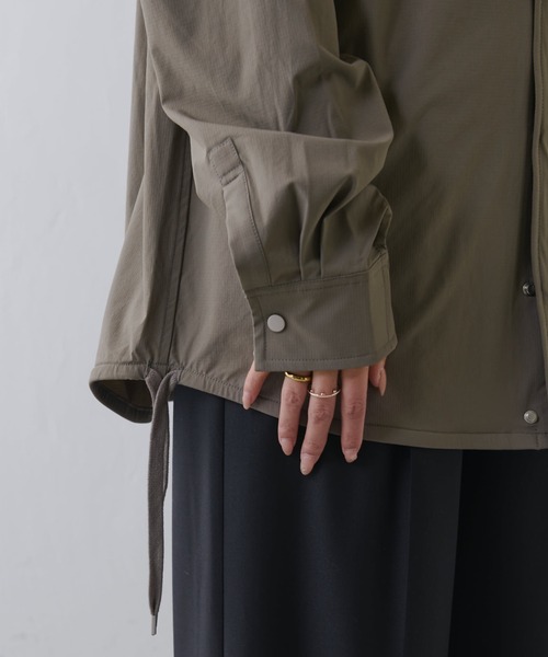 Lui's（ルイス）の「【SUPERTHANKS】 Outsider shirt blouson（ブルゾン・レディース・ブラック/カーキ・SMALL）」の3枚目の写真