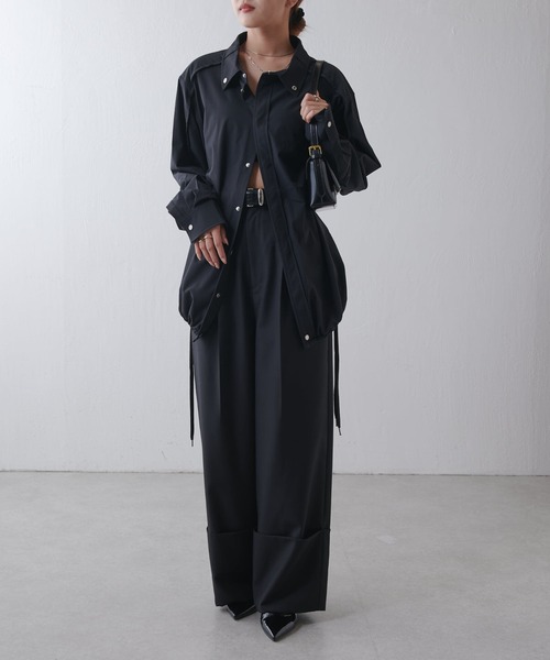 Lui's（ルイス）の「【SUPERTHANKS】 Outsider shirt blouson（ブルゾン・レディース・ブラック/カーキ・SMALL）」の17枚目の写真