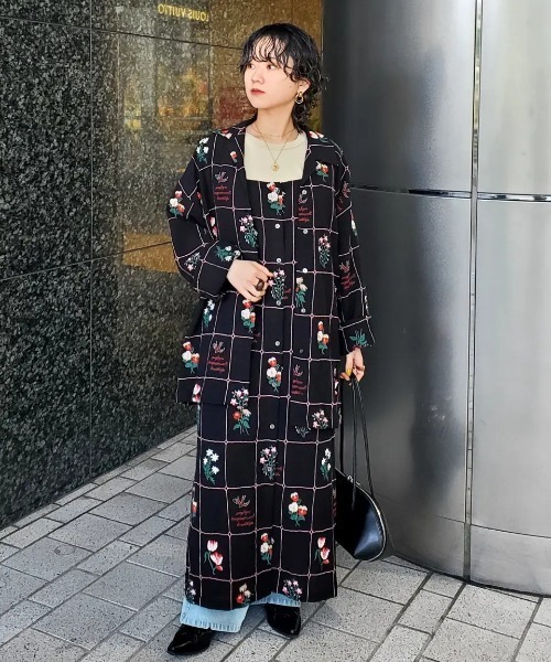 ROSE BUD（ローズバッド）の「(mag.by c)FLOWER EMBROIDERY