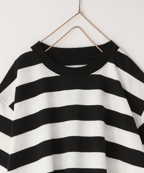 LOWRYS FARM（ローリーズファーム）の「フトボーダーＢＩＧＴ　 319681（Tシャツ/カットソー・キッズ・グレー/ブラック/ネイビー/パープル/レッド/グリーン/オレンジ・110cm/120cm/130cm/140cm/150cm）」の17枚目の写真