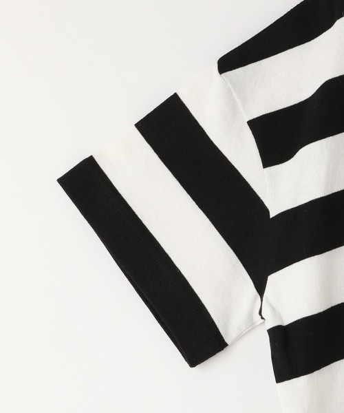 LOWRYS FARM（ローリーズファーム）の「フトボーダーＢＩＧＴ　 319681（Tシャツ/カットソー・キッズ・グレー/ブラック/ネイビー/パープル/レッド/グリーン/オレンジ・110cm/120cm/130cm/140cm/150cm）」の14枚目の写真