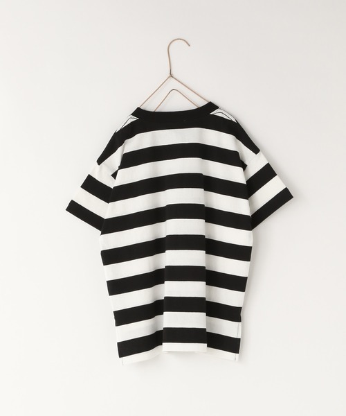 LOWRYS FARM（ローリーズファーム）の「フトボーダーＢＩＧＴ　 319681（Tシャツ/カットソー・キッズ・グレー/ブラック/ネイビー/パープル/レッド/グリーン/オレンジ・110cm/120cm/130cm/140cm/150cm）」の13枚目の写真