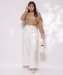 Mystrada（マイストラーダ）の「アシメリボンブラウス（シャツ