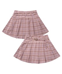 プリーツスカート ミニスカート チェック柄」に該当するファッション