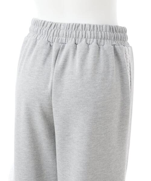 INGNI（イング）の「レースラインスウェットパンツ(セットアップ対応)（スウェットパンツ・レディース・ブラック×ホワイト/グレー×ホワイト・FREE）」の11枚目の写真