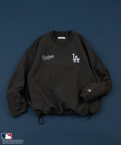 MLB(メジャーリーグベースボール)の「FREAK’S STORE/フリークスストア MLB ナイロン プルオーバー(その他アウター・メンズ・オフホワイト/ブルー/チャコールグレー/ブラウン/ネイビー・MEDIUM/LARGE)」の3枚目の写真