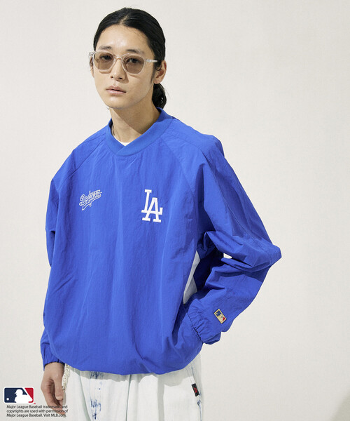MLB(メジャーリーグベースボール)の「FREAK’S STORE/フリークスストア MLB ナイロン プルオーバー(その他アウター・メンズ・オフホワイト/ブルー/チャコールグレー/ブラウン/ネイビー・MEDIUM/LARGE)」の15枚目の写真