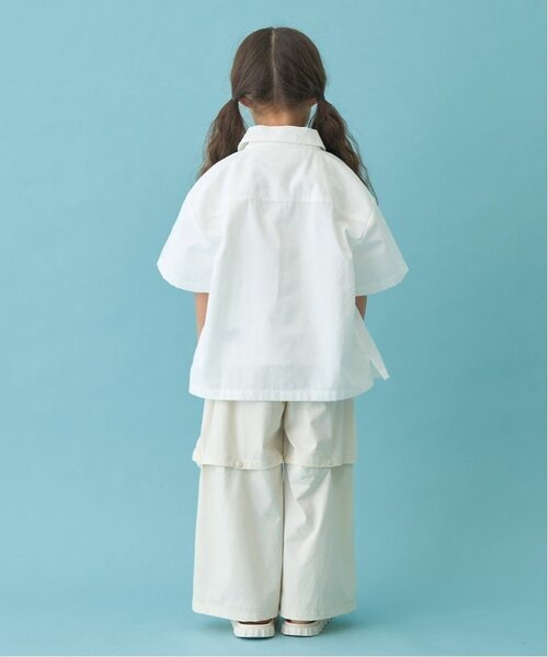 b・ROOM（ビールーム）の「【セットアップ可能】ビッグシルエットアソート半袖シャツ（シャツ/ブラウス・キッズ・ミント/イエロー/ブルー/ブラック/アイボリー/ブルー系その他2/ベージュ/モスグリーン/カラフル/ネイビー・120cm/150cm/140cm/130cm/100cm/110cm）」の12枚目の写真