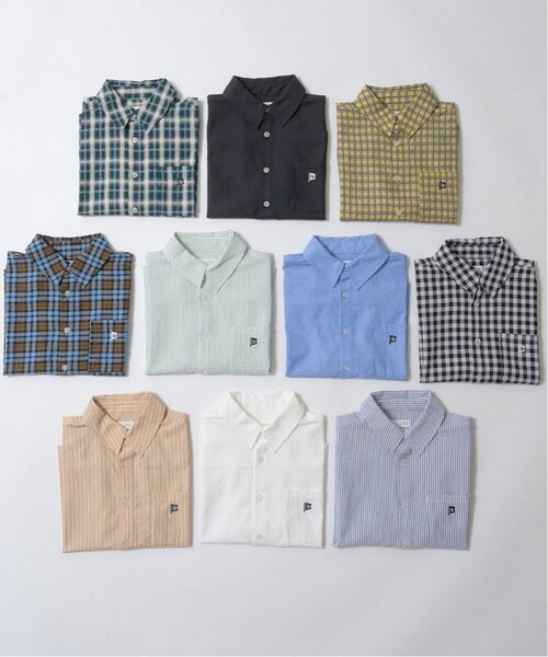 b・ROOM（ビールーム）の「【セットアップ可能】ビッグシルエットアソート半袖シャツ（シャツ/ブラウス・キッズ・ミント/イエロー/ブルー/ブラック/アイボリー/ブルー系その他2/ベージュ/モスグリーン/カラフル/ネイビー・120cm/150cm/140cm/130cm/100cm/110cm）」の12枚目の写真