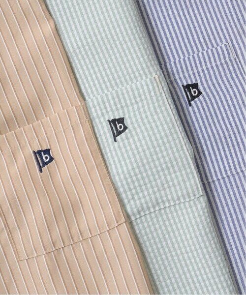 b・ROOM（ビールーム）の「【セットアップ可能】ビッグシルエットアソート半袖シャツ（シャツ/ブラウス・キッズ・ミント/イエロー/ブルー/ブラック/アイボリー/ブルー系その他2/ベージュ/モスグリーン/カラフル/ネイビー・120cm/150cm/140cm/130cm/100cm/110cm）」の17枚目の写真
