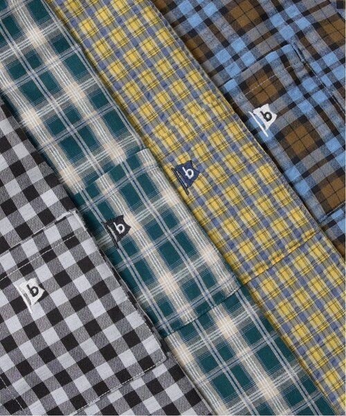 b・ROOM（ビールーム）の「【セットアップ可能】ビッグシルエットアソート半袖シャツ（シャツ/ブラウス・キッズ・ミント/イエロー/ブルー/ブラック/アイボリー/ブルー系その他2/ベージュ/モスグリーン/カラフル/ネイビー・120cm/150cm/140cm/130cm/100cm/110cm）」の18枚目の写真