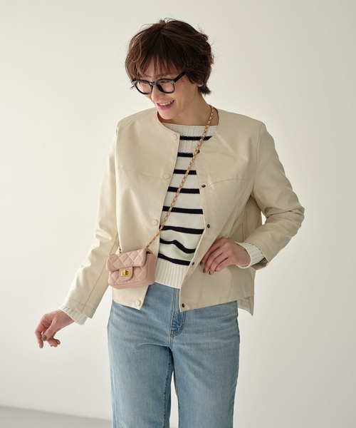 ZAKKA-BOX（ザッカボックス）の「ミニミニキルティングポシェット（ショルダーバッグ・レディース・ピンク/ホワイト/ブラック・FREE）」の5枚目の写真