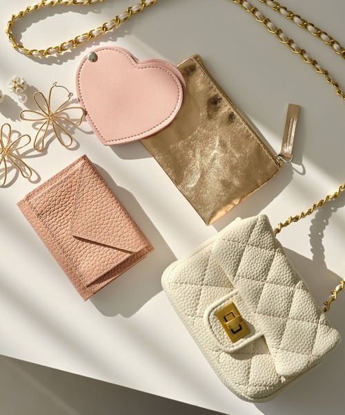 ZAKKA-BOX（ザッカボックス）の「ミニミニキルティングポシェット（ショルダーバッグ・レディース・ピンク/ホワイト/ブラック・FREE）」の9枚目の写真