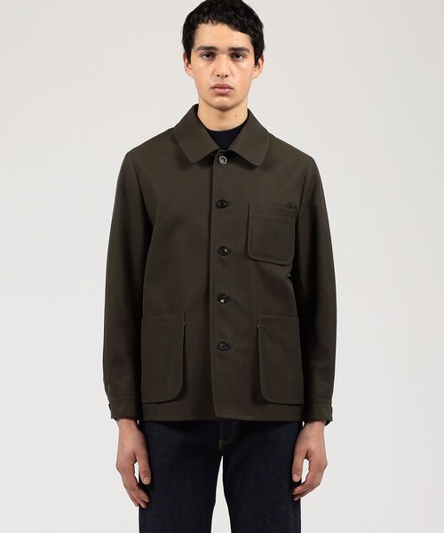 TOMORROWLAND （トゥモローランド）の「ウールコットンギャバジン チョアジャケット TRENCH（ブルゾン・メンズ・カーキ/ブラウン系その他・XS/S/M/L）」の4枚目の写真