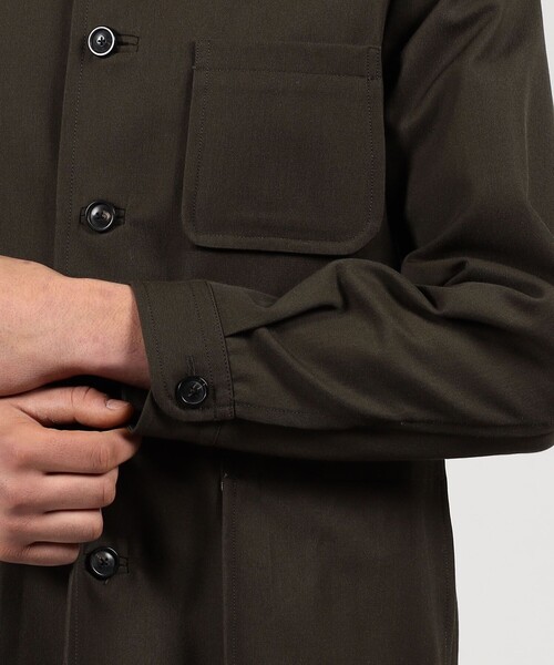 TOMORROWLAND （トゥモローランド）の「ウールコットンギャバジン チョアジャケット TRENCH（ブルゾン・メンズ・カーキ/ブラウン系その他・XS/S/M/L）」の10枚目の写真