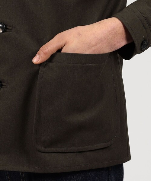 TOMORROWLAND （トゥモローランド）の「ウールコットンギャバジン チョアジャケット TRENCH（ブルゾン・メンズ・カーキ/ブラウン系その他・XS/S/M/L）」の11枚目の写真