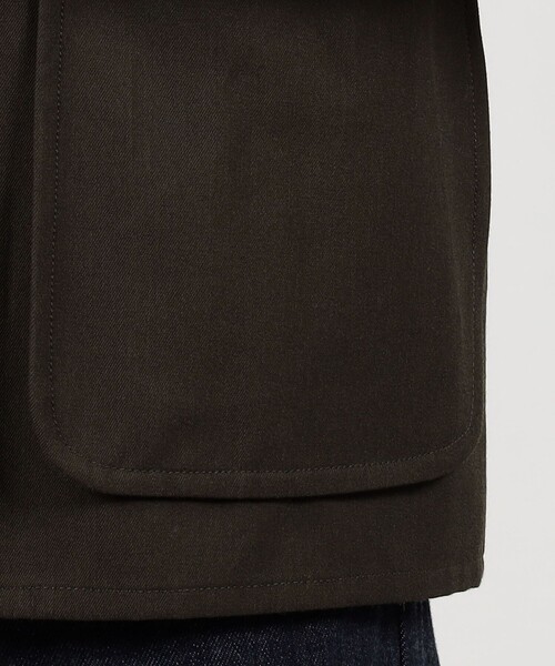 TOMORROWLAND （トゥモローランド）の「ウールコットンギャバジン チョアジャケット TRENCH（ブルゾン・メンズ・カーキ/ブラウン系その他・XS/S/M/L）」の12枚目の写真