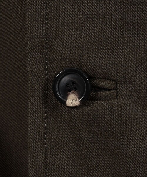 TOMORROWLAND （トゥモローランド）の「ウールコットンギャバジン チョアジャケット TRENCH（ブルゾン・メンズ・カーキ/ブラウン系その他・XS/S/M/L）」の14枚目の写真
