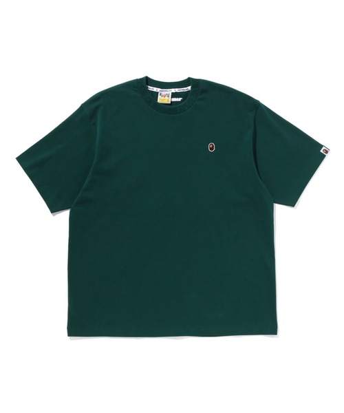 A BATHING APE(アベイシングエイプ)の「ONE POINT RELAXED FIT TEE(Tシャツ/カットソー・メンズ・ブラック/グレー/アイボリー/ピンク/オリーブ・MEDIUM/LARGE/XX-LARGE/SMALL/X-LARGE)」の4枚目の写真