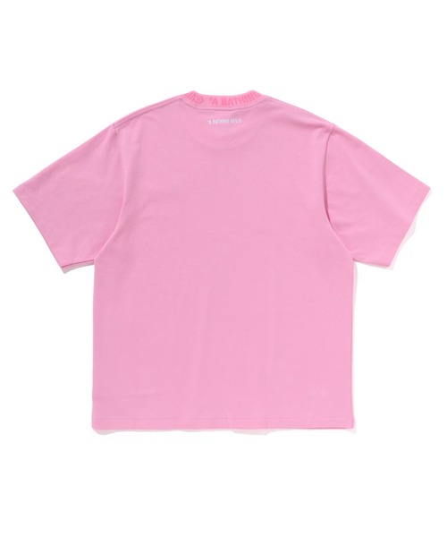 A BATHING APE(アベイシングエイプ)の「ONE POINT RELAXED FIT TEE(Tシャツ/カットソー・メンズ・ブラック/グレー/アイボリー/ピンク/オリーブ・MEDIUM/LARGE/XX-LARGE/SMALL/X-LARGE)」の19枚目の写真