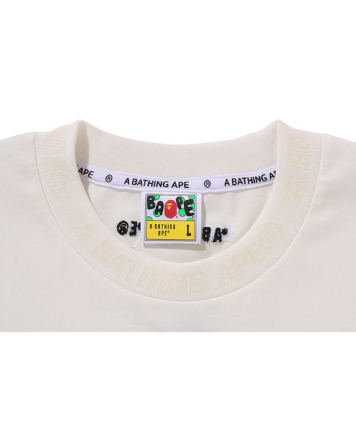 A BATHING APE(アベイシングエイプ)の「ONE POINT RELAXED FIT TEE(Tシャツ/カットソー・メンズ・ブラック/グレー/アイボリー/ピンク/オリーブ・MEDIUM/LARGE/XX-LARGE/SMALL/X-LARGE)」の13枚目の写真