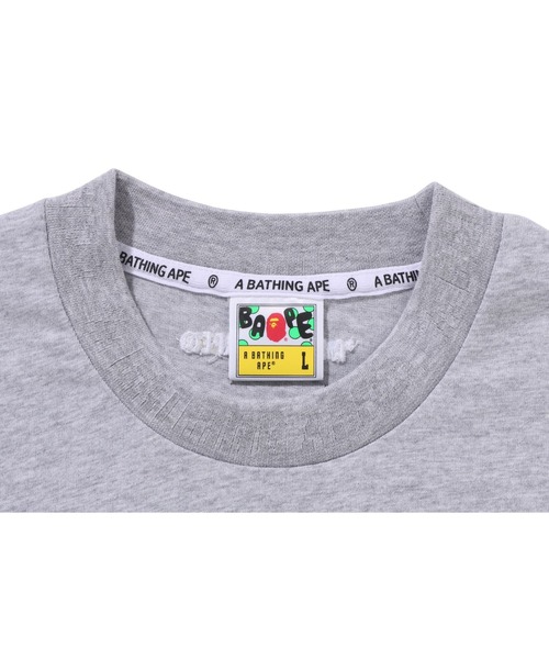 A BATHING APE(アベイシングエイプ)の「ONE POINT RELAXED FIT TEE(Tシャツ/カットソー・メンズ・ブラック/グレー/アイボリー/ピンク/オリーブ・MEDIUM/LARGE/XX-LARGE/SMALL/X-LARGE)」の15枚目の写真