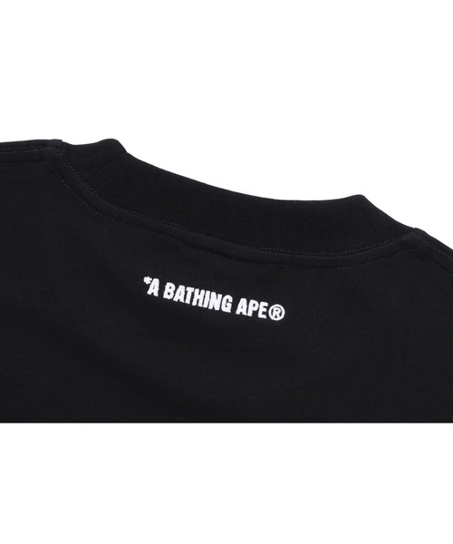 A BATHING APE(アベイシングエイプ)の「ONE POINT RELAXED FIT TEE(Tシャツ/カットソー・メンズ・ブラック/グレー/アイボリー/ピンク/オリーブ・MEDIUM/LARGE/XX-LARGE/SMALL/X-LARGE)」の8枚目の写真