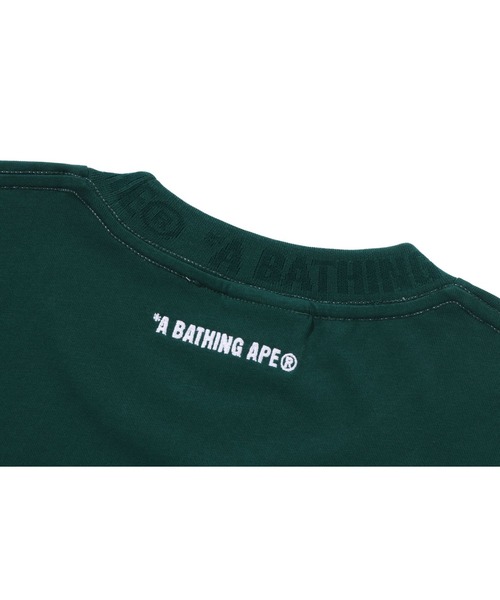 A BATHING APE(アベイシングエイプ)の「ONE POINT RELAXED FIT TEE(Tシャツ/カットソー・メンズ・ブラック/グレー/アイボリー/ピンク/オリーブ・MEDIUM/LARGE/XX-LARGE/SMALL/X-LARGE)」の10枚目の写真