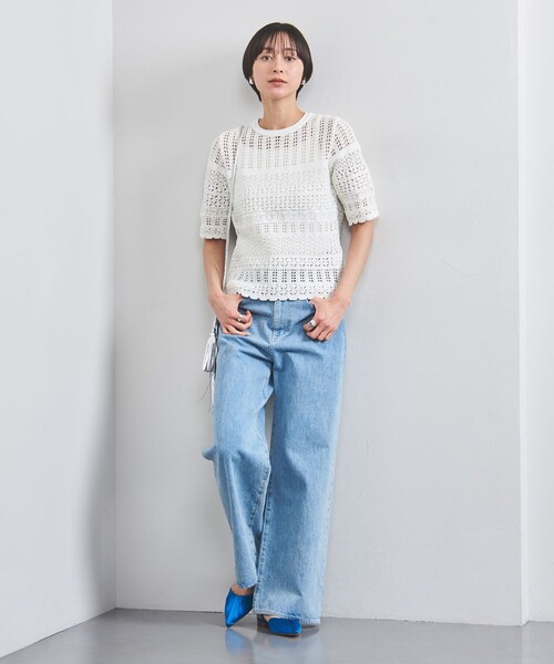 UNITED ARROWS Early/SM ショートスリーブ ニット Early/SM ショートスリーブ ニット
