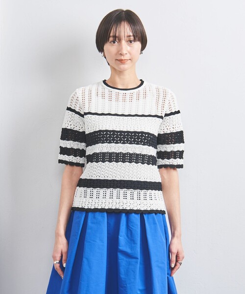 UNITED ARROWS Early/SM ショートスリーブ ニット Early/SM ショートスリーブ ニット