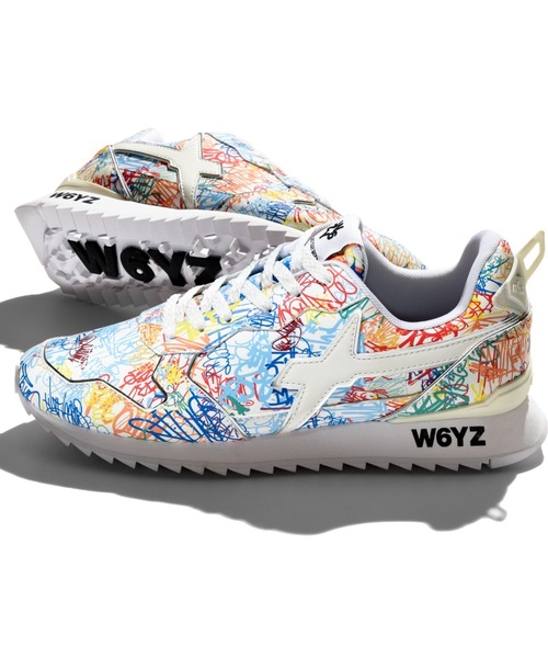 超レア*W6YZ ウィズ*日本別注JET-M☆総柄スニーカー W6YZ/ウィズ/日本別注JET-M/総柄スニーカー(スニーカー)|W6YZ