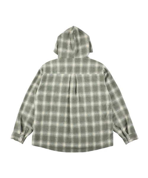 #Re:room（リルーム）の「チェックフーディーシャツ（シャツ/ブラウス・メンズ・グレー/ネイビー・FREE）」の20枚目の写真