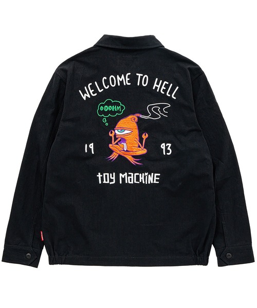 TOY　MACHINE（トイ　マシーン）の「TM WELCOME TO HELL SOUVENIR JACKET（その他アウター・メンズ・ブラック・M/L/XL）」の3枚目の写真