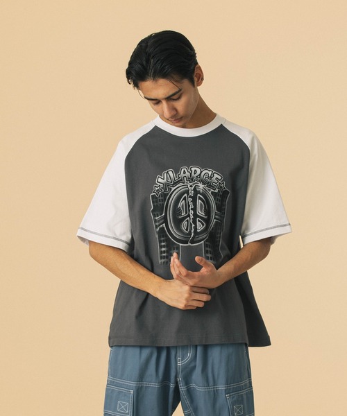 セール】PEACE MAKERS HEAVYWEIGHT RAGLAN S/S TEE（Tシャツ
