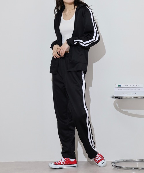 ACE(エース)の「ジャージラインパンツ(その他パンツ・メンズ・ブラック×グレー/ブラック×ホワイト/ブラック×レッド/ブラック×ブルー・M/LL/L)」の18枚目の写真