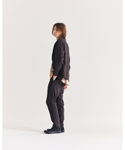 FACTOTUM(ファクトタム)の「【FACTOTUM】Rayon Slab Relax 1P PT(スラックス・メンズ・ダークグレー/ブラック・48/44/46)」の15枚目の写真