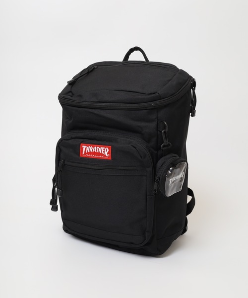THRASHER(スラッシャー)の「THRASHER カラーネームスクエアリュック(バックパック/リュック・メンズ・レッド/ミント/ブラック・FREE)」の6枚目の写真